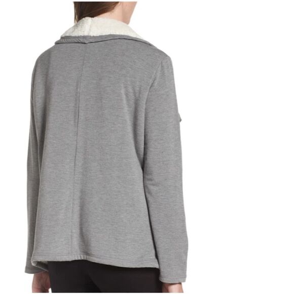 Ugg Faux Shearling Shawl Cardigan Size XS - Picture 2 of 7